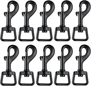 20Pcs Bolt Snap Hooks for Dog Leash Clips, Metal Heavy Duty Swivel Snap Hook Dog Leash Hardware Pet Hardness, Key Chain Clasp, Purse Straps, DIY Project, Pet Buckle