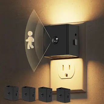 L LOHAS LED Plug in Night Light with Motion Sensor and Dusk to Dawn Sensor