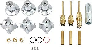 Danco 9D00039646 Tub and Shower Trim Kit for Central Brass, Chrome/Metal