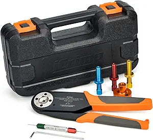 IWISS Deutsch Crimper for Solid Contacts(Size 12, 16, 20) Deutsch DT, DTM, DTP Connectors, Amphenol AT Pins