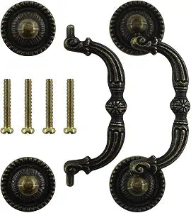BDS-HOME 2pack 3" Bronze Vintage Pulls Handles