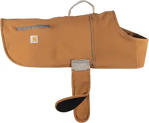 Carhartt Quick Duck Fleece Lined Dog Jac, Water-Repellent Dog Vest, Carhartt Brown, Medium