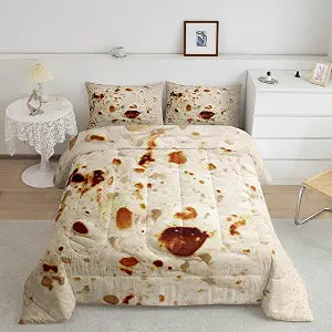 Feelyou Burritos Tortilla Bedding Set Twin Size for Adult