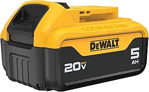 DEWALT 20V MAX XR Battery, Lithium Ion, 5.0Ah (DCB205)