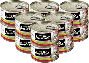 Fussie Cat Premium Tuna with Ocean Fish Wet Cat Food - 5.5oz Cans - Case of 24 Cans (Tuna with Ocean Fish)