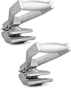 QWORK Carpet Puller Clamp, 2 Pack Carpet Claw Carpet Fitting Tool for Pulling Carpet During Installation or Removal