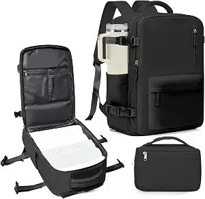 Personal Item Travel Backpack for Women Men Carry On Bag Airlines 18x14x8