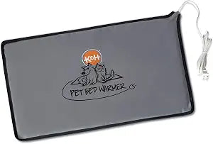 K&H Pet Products Pet Bed Warmer, Turn Any Pet Bed Into a Heated Cat or Dog Bed, Waterproof Indoor Heated Warming Pad Insert, Automatic Temperature, Safety Listed - Extra-Large 26.5 X 16.75in Gray