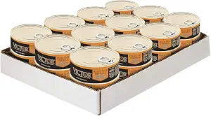 VICTOR Super Premium Cat Food  Shredded Chicken Dinner in Gravy  Canned Wet Food for Indoor and Outdoor Cats and Kittens  All Breed Sizes and All Life Stages, 24 x 5.5 oz Cans