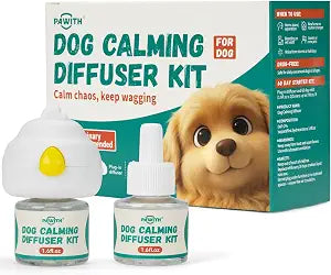 60-Day Dog Calming Diffuser with Pheromones  Calming Diffuser for Dogs, Helps Reduce Anxiety, Stress & Barking  3-in-1 Calming Diffuser Set with 2 Refills