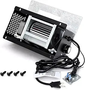 PBAR-2427 Blower Fan for Pleasant Hearth VFS2-PH30DT LWS-127201 VFS2-PH20DT VFS-PH30DT GWS-1200 HWS-224172MH WS-2417 WS-3029 Vent-Free Stoves or Wood Stoves, With Thermostat Switch