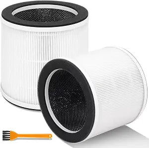 AP-T100FL Replacement Filter - Compatible with HoMedics AP-T100 AP-T95 Smart Air Purifier, 3-in-1, H13 True filter with Activated Carbon,2 Pack