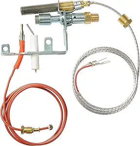 R-3624 14D0473 55464 PP231 103779-01 NG8218 NG ODS Milivolt Fireplace Pilot Assembly Replacement CIVF-25C CIVF-25 VFH-33M VFHS-20R Thermopile Thermocouple Compatible with Desa FMI Empire Majestic