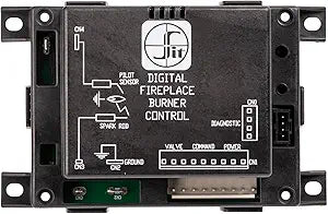 0.584.322 SIT Proflame 1 Series Digital Fireplace Burner (DFC) Control Module with 9-Pin Connector Electronic Ignition Module (IPI) and Preset Flame Failure Response Time