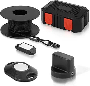 Wire Fishing Tools, Fish Tape Wire Puller Kit, Magnetic Cable Puller,Pulls Electrical Wire Behind Walls, Suitable For Indoor, Garden, Renovation, And Electrician Scenarios (Black)