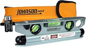 Johnson Level & Tool 40-6164 Magnetic Torpedo Laser Level, Red, 1 Laser Level
