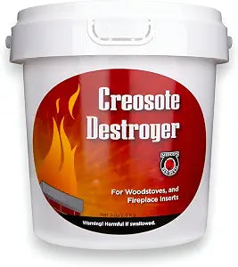 Meeco's Red Devil 27 Powdered Creosote Destroyer - Creosote Remover for Wood stoves & Fireplace Inserts (5 lb) - Made in the USA