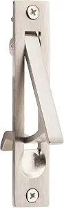 Dontay Pocket Door Edge Pull, Professional Stainless Steel 304, 4" Hidden Door Handle, Flush Mount Pocket Door Hardware for Pocket Sliding Door, Spring Loaded (1, Satin Nickel)