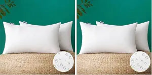 MIULEE Pack of 4 12x20 Inch Outdoor Pillow Inserts Waterproof Decorative Throw Pillow Insert, Rectangle Lumbar Garden Pillow Form for Patio Sofa Couch