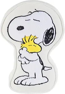 Berkshire Peanuts Plush Throw Pillow, Gift Idea, Snoopy Cute Character Shaped Cushion, Soft Cozy Decor for Bed Couch Chair(Snoopy + Woodstock Hug Pillow All Colorways, 15.5 L)