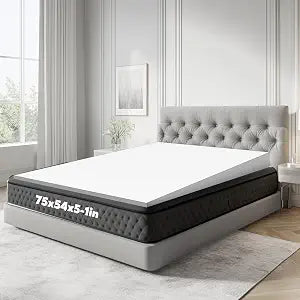 Cinnvoice Mattress Wedge, 5 Inch Size Full Incline Wedge for Acid Reflux Gerd, Neck and Back Pain, Snoring, Adjustable Elevator Under Mattress Topper Support for Bedroom