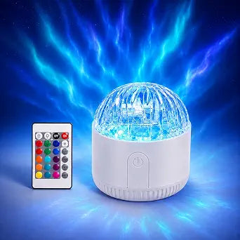 Aurora Northern Lights Projector Lamp - Rechargeable Ambient Night Light