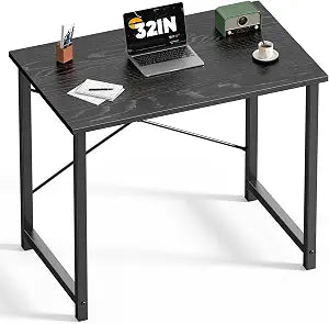 DUMOS 32 Inch Small Computer Desk, Gaming Desks for Home Office Bedroom