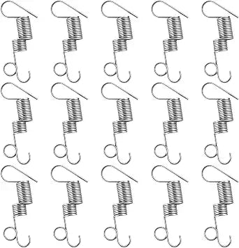 15 Pcs Recessed Lighting Replacement Trim Coil Springs, Recessed Light Coil Spring Compatible with RS7H H7 Recessed Housing Series 301, 310, 401 and 426 Trims