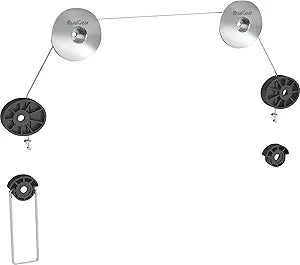 QualGear QG-TM-001 Picture Hanging Style Ultra Low Profile TV Wall Mount for Most 37 to 70-Inch TVs and Monitors, Aluminum [CHECK VESA COMPATIBILITY BEFORE PURCHASE], silver