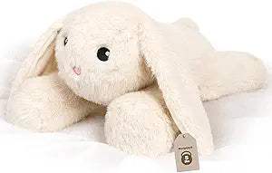 Wepop Weighted Bunny Stuffed Animal, 5Ibs 22in Weighted Plushies Rabbit Large Animals Pillow Cute Plush Toys Gifts for Kids Girls Women Adults