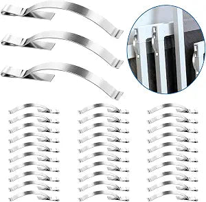 30PCS Window Screen Tension Spring Clips for Aluminum Channels
