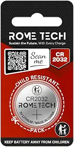 Rome Tech CR2032 CMOS Battery for Dell Optiplex