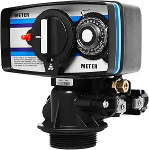 5600SM Digital Control Valve for Water Softeners, Automatic Flow Type Whole House System with Timer, Flow Type Digital Control Valve for Water Softeners, 1" Inlet/Outlet, 110V, 2T/H Capacity