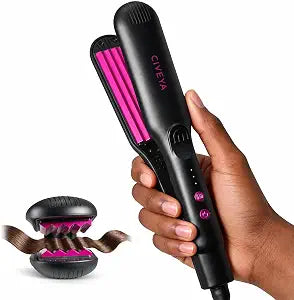CIVEYA Small Hair Volumizing Iron, Root Volumizer Tool, Mini Crimping Iron