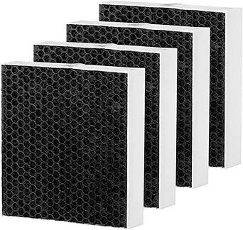 4 Pack 5400 Replacement Filter for BLUEAIR DustMagnet 5410i 5440i Air Purifier 5400 Series ComboFilter, 3-in-1, H13 True HEPA with High efficiency Activated Carbon