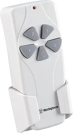 Westinghouse 7787000 Ceiling Fan and Light Remote Control, White
