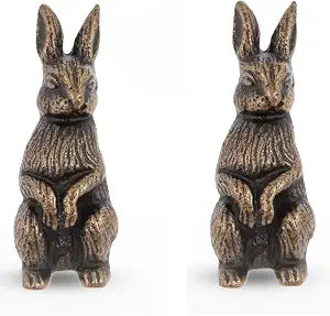 Hobby Lobby Metal Bunny Rabbit Knob Premium Decorative Knobs, Set of 2