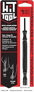 HIT Tool - Hinge Pin Removal Tool - Spring Punch - Steel Faced Hammer