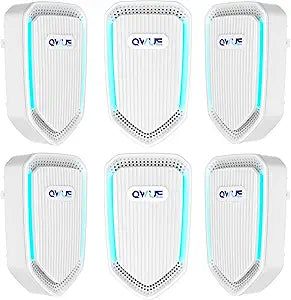 6Pack Air Ionizer Plug In, Filterless Home Negative Air Purifier, Quiet Air Freshener Portable Cleaner for Odors Smoke Dust, Air Purifiers for Home Office, Bedroom, Bathroom