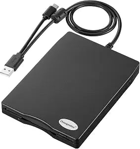Floppy Disk Reader 3.5 inch USB Floppy Disk Drive External 3 1/2 Floppy disc Reader Portable Floppy Diskette Drive USB C for PC Laptop Notebook Computer with Windows 11/10(Frosted Texture, 3.5 Inch)