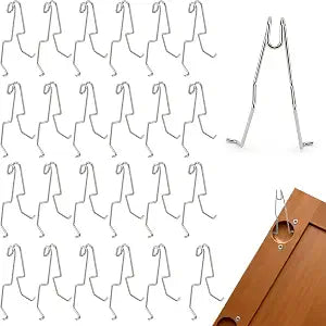 Ronyes 24-Pack No-Drill Cabinet Door Painting Hangers for Cabinet Doors