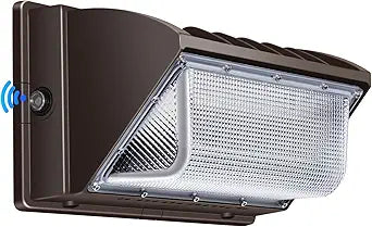 Juyace 150W LED Wall Pack Light with Dusk to Dawn Photocell, 5000K Outdoor Security Flood Light, IP65 Waterproof 110-277V, Energy Efficient Barn Warehouse Garage Building Exterior Lighting Fixture