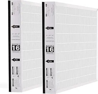 AGAPXCAR1625-A02 Replacement Filter MERV16(16x25x3in) - Compatible with Bryant/Carrier PGAPAXX1625, DGAPAXX1625 cabinets PGAPXCAR1625, PGAPXCAR1625-A02, AGAPXCAR1625, AGAPXCAR1625-A02 (2 Pcs)