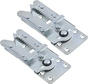 Antrader 2Pcs Metal Sectional Couch Connectors,Couch Joint Buckles w Screws