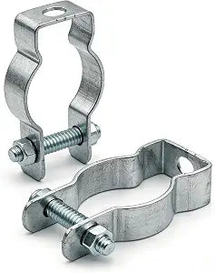 Conduit Hanger & Conduit Clamp, 3/4" Zinc Plated Steel with Bolts 20 Pack, Electrical EMT Rigid Conduit Pipe Mount Clamps Fittings Insulated Support Hangers
