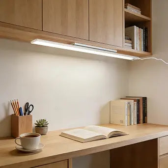 HEYAN 24inch Under Cabinet Lighting, Wall-Mounted Study Lights