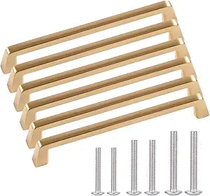 6-inch Brass Cabinet pulls Gold Cabinet pulls Drawer Pull Brass Hardware for cabinets Gold Cabinet knobsProduct Weight 92g