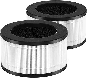 2 Pack BAPF160 Replacement Filter K Compatible with Bionaire BAP9360 Air Purifiers (Does NOT Fit BAPF9260)