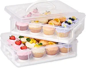 Snapware (2-Layer, 24 Cupcakes Plastic Detachable Cupcake Carrier