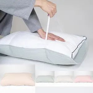 2 Pack, 100% Cotton Quilted Pillow Protectors with Elastic Bands, Standard Queen, Travel Pillow Cases, Soft Beige, Machine Washable, Lightweight, Soft and Skin-Friendly